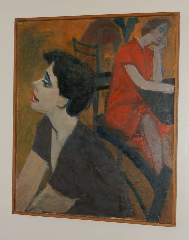 1950's Bay Area Figurative Painting 