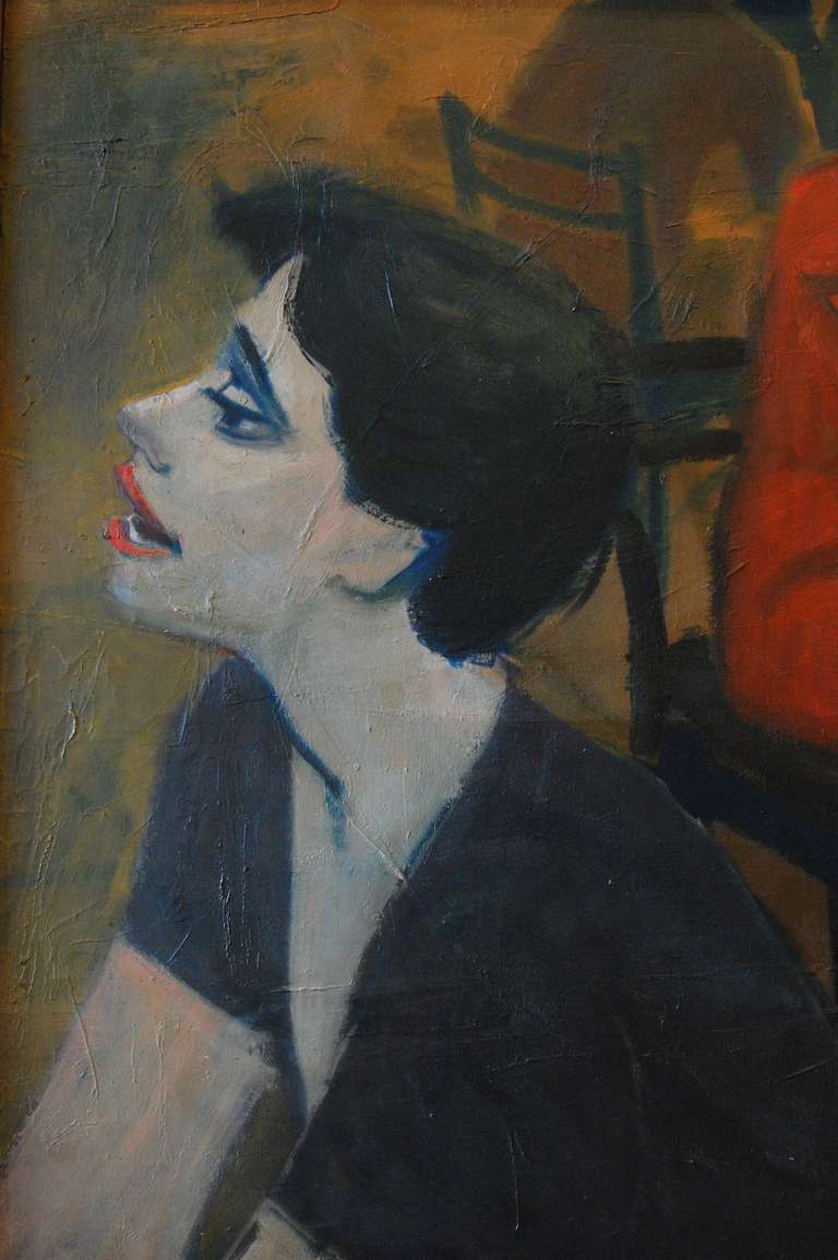 1950's Bay Area Figurative Painting 