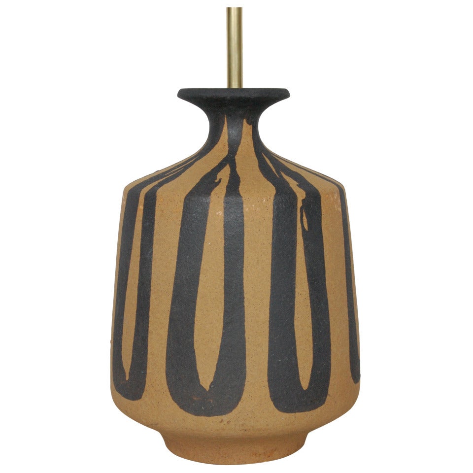 Modernist Abstract Ceramic Table Lamp