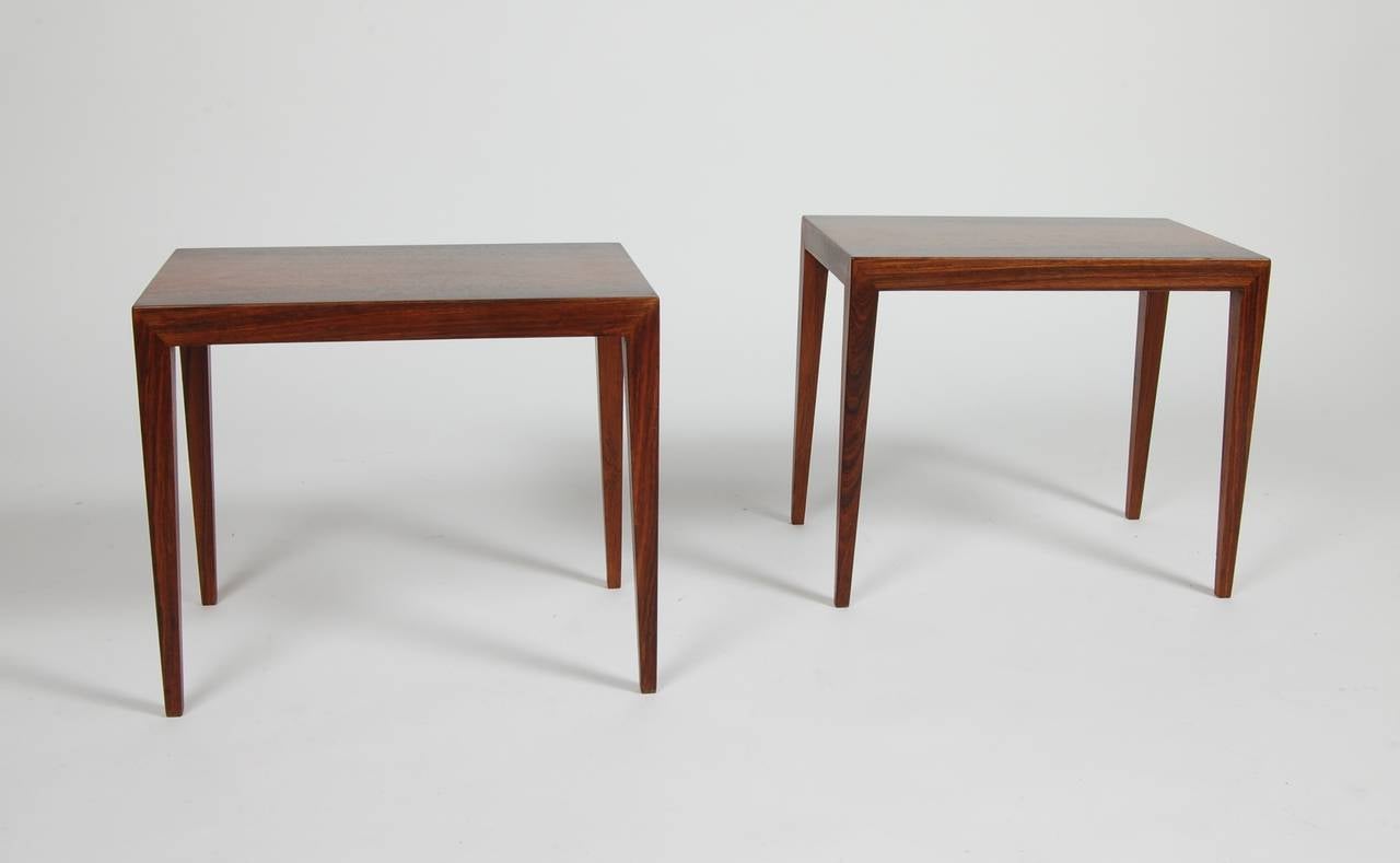 Mid-20th Century Severin Hansen Rosewood Side Tables