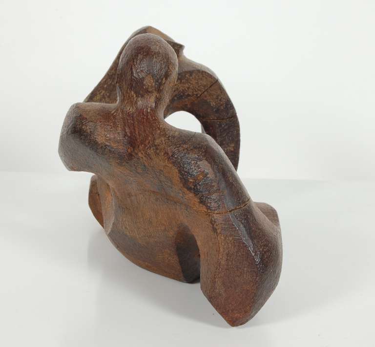Carved Abstract Male Figurative Sculpture