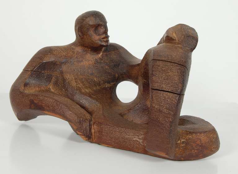 Mid-20th Century Abstract Male Figurative Sculpture