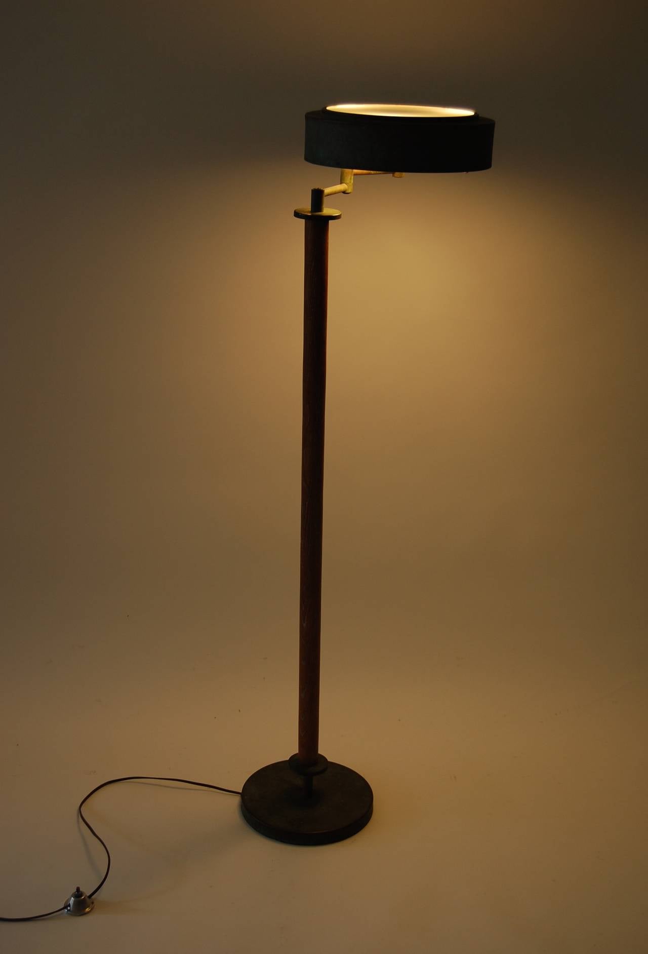 Mid-20th Century Early and Rare Walter Von Nessen Floor Lamp