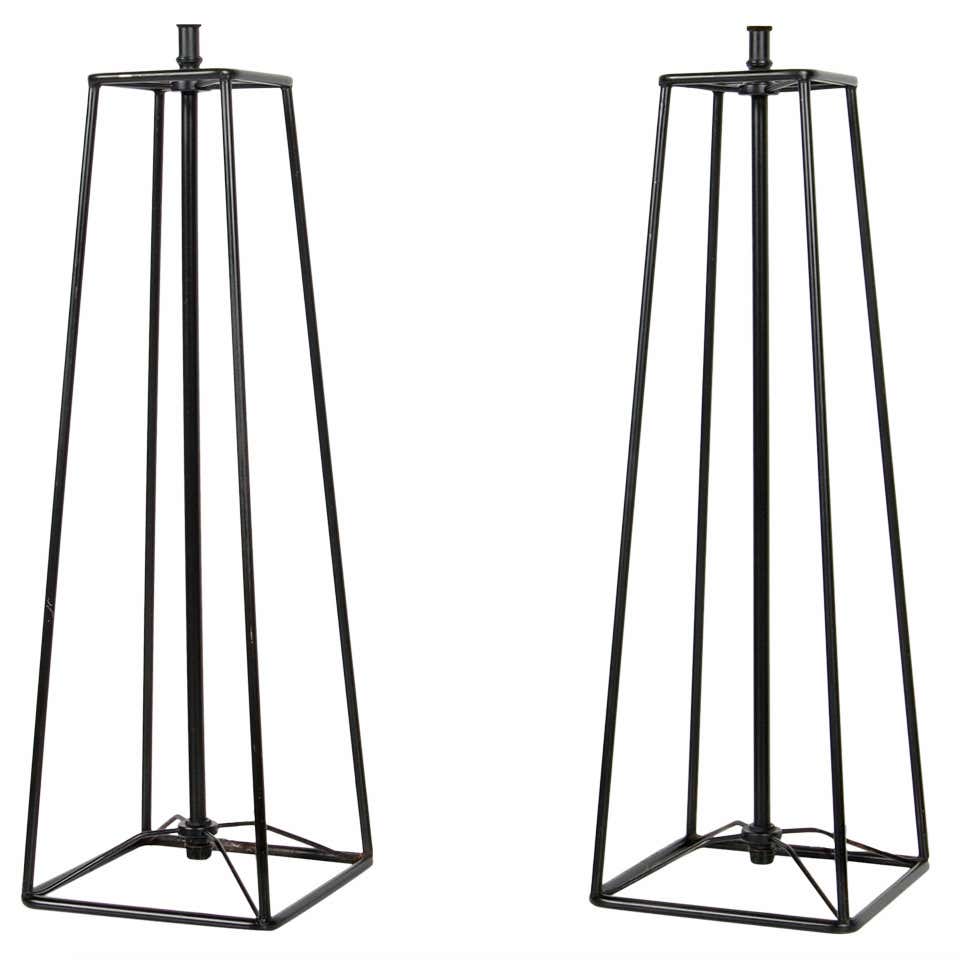 Verplex Modernist Wire Table Lamps at 1stDibs