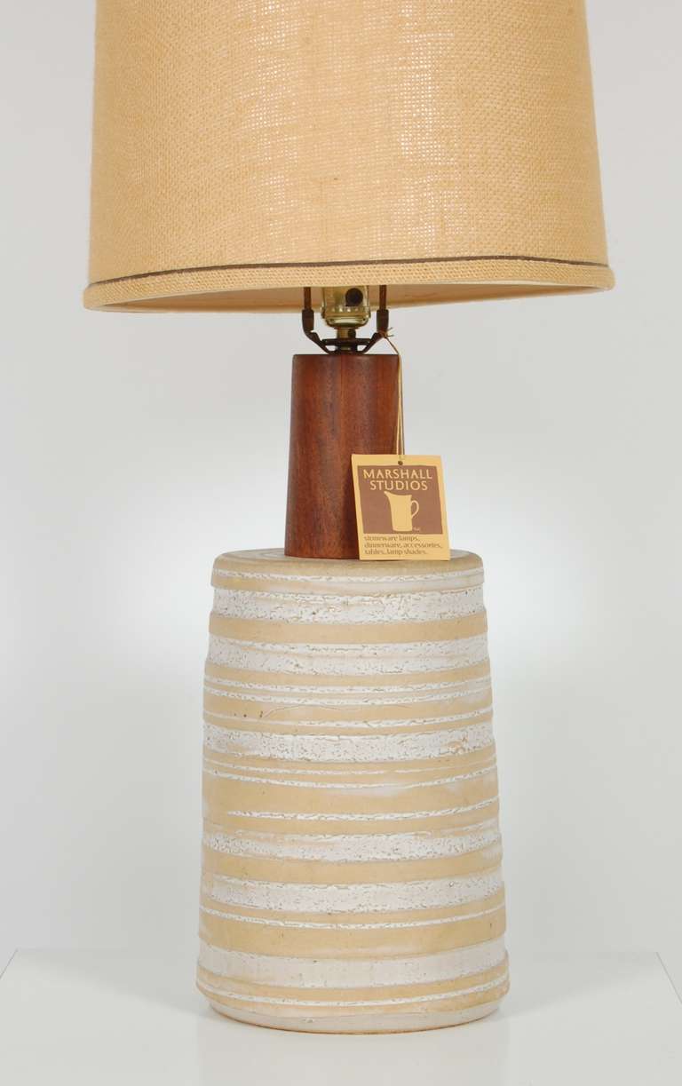 Mid-Century Modern Martz Ceramic Table Lamp