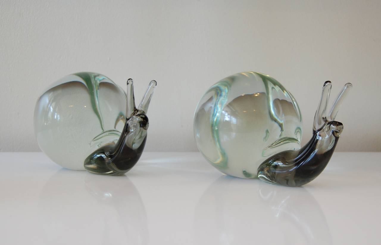 Other Large Murano Glass Snails