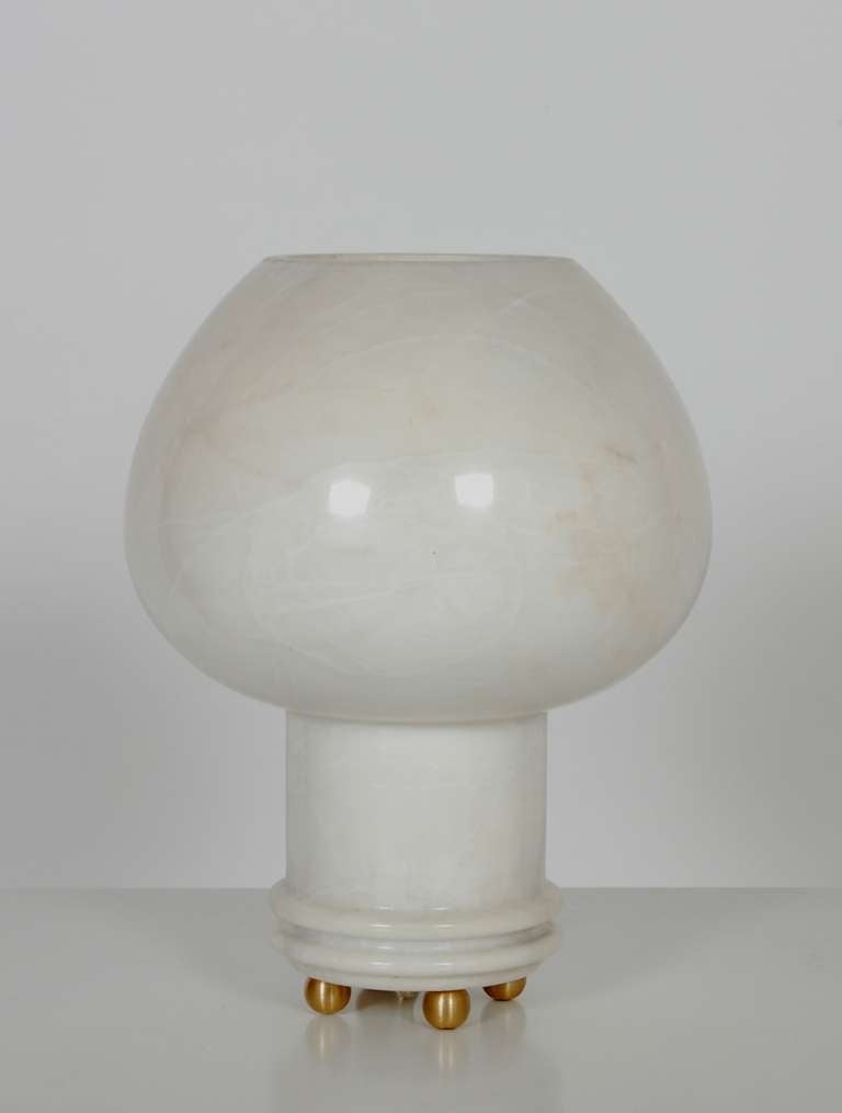 Italian Alabaster Table Lamp 1