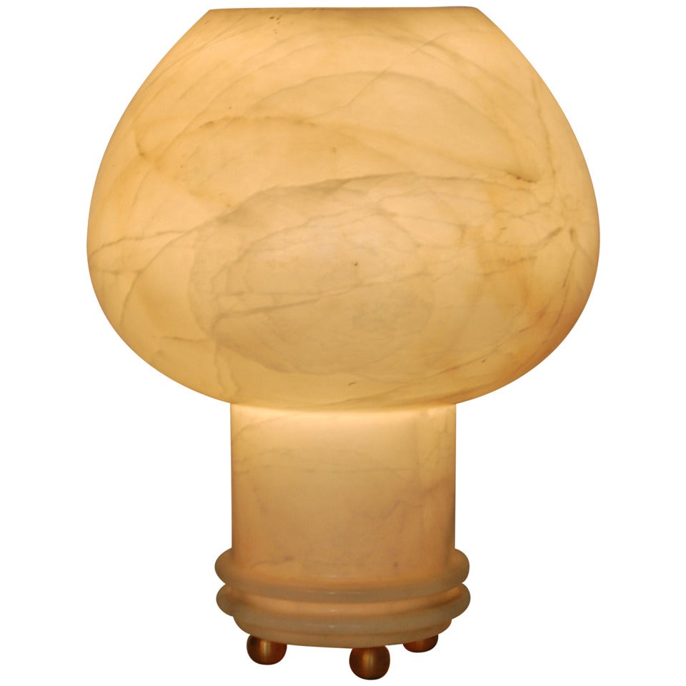 Italian Alabaster Table Lamp