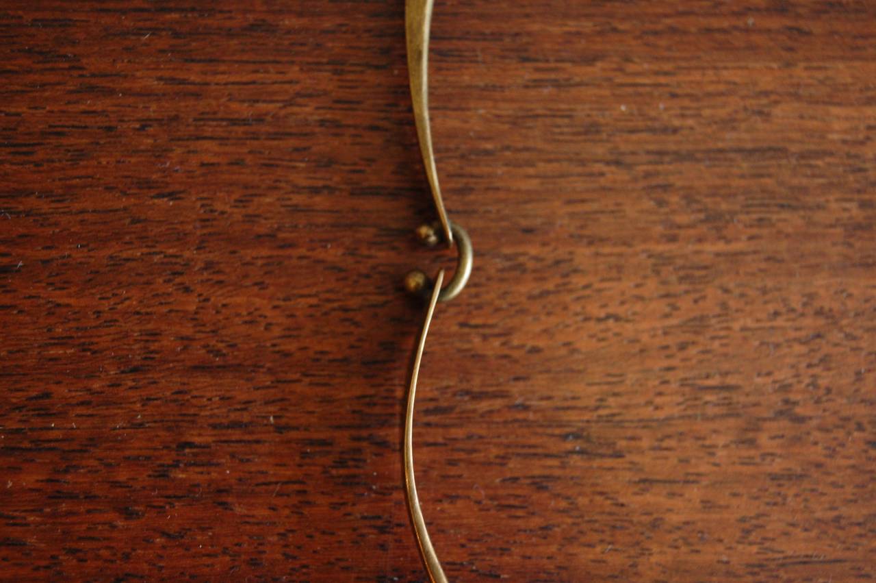 Other Bronze Abstract Necklace by Jack Boyd