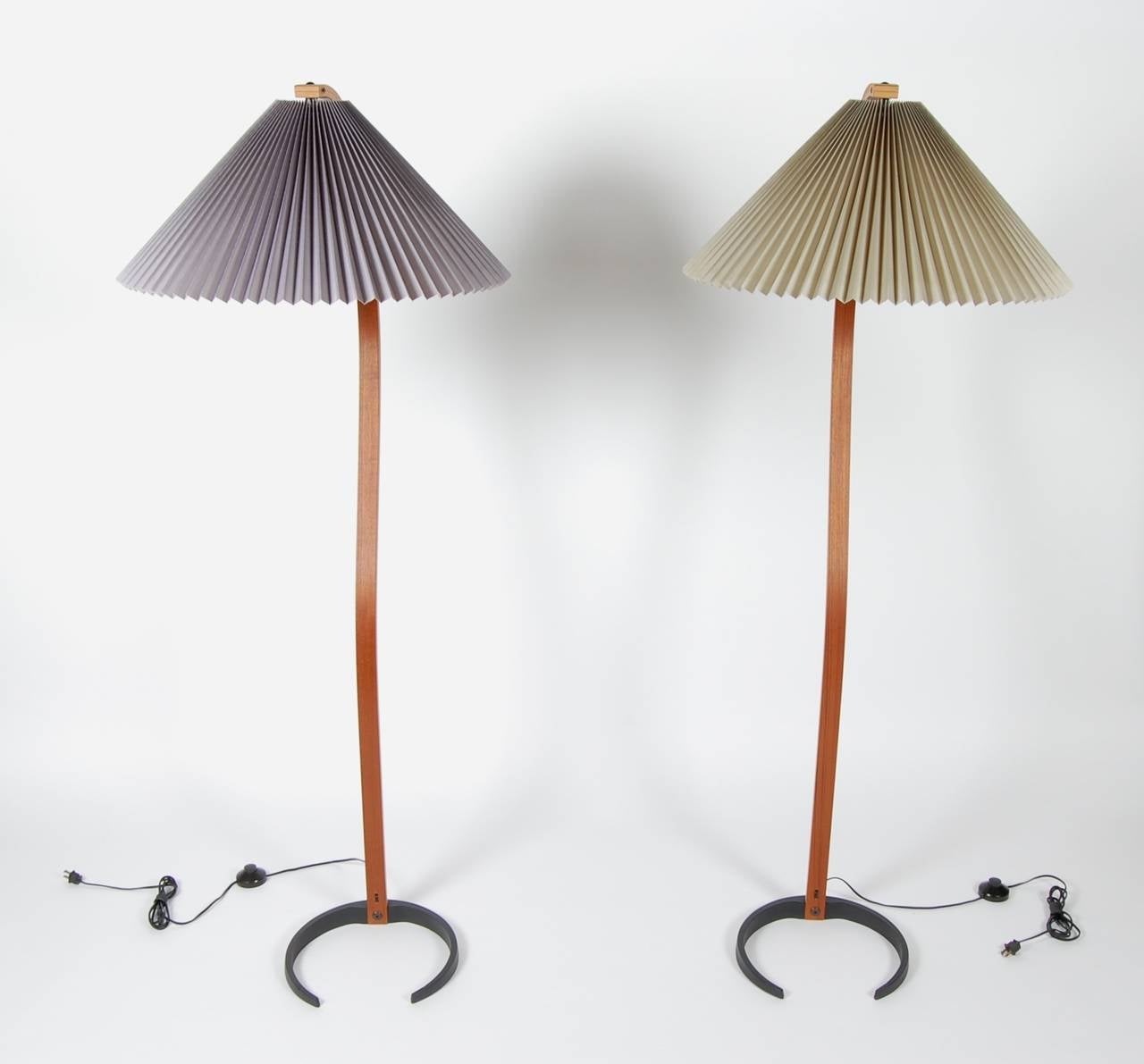 Scandinavian Modern Mads Caprani Floor Lamp Danish Modern Circa 1970s