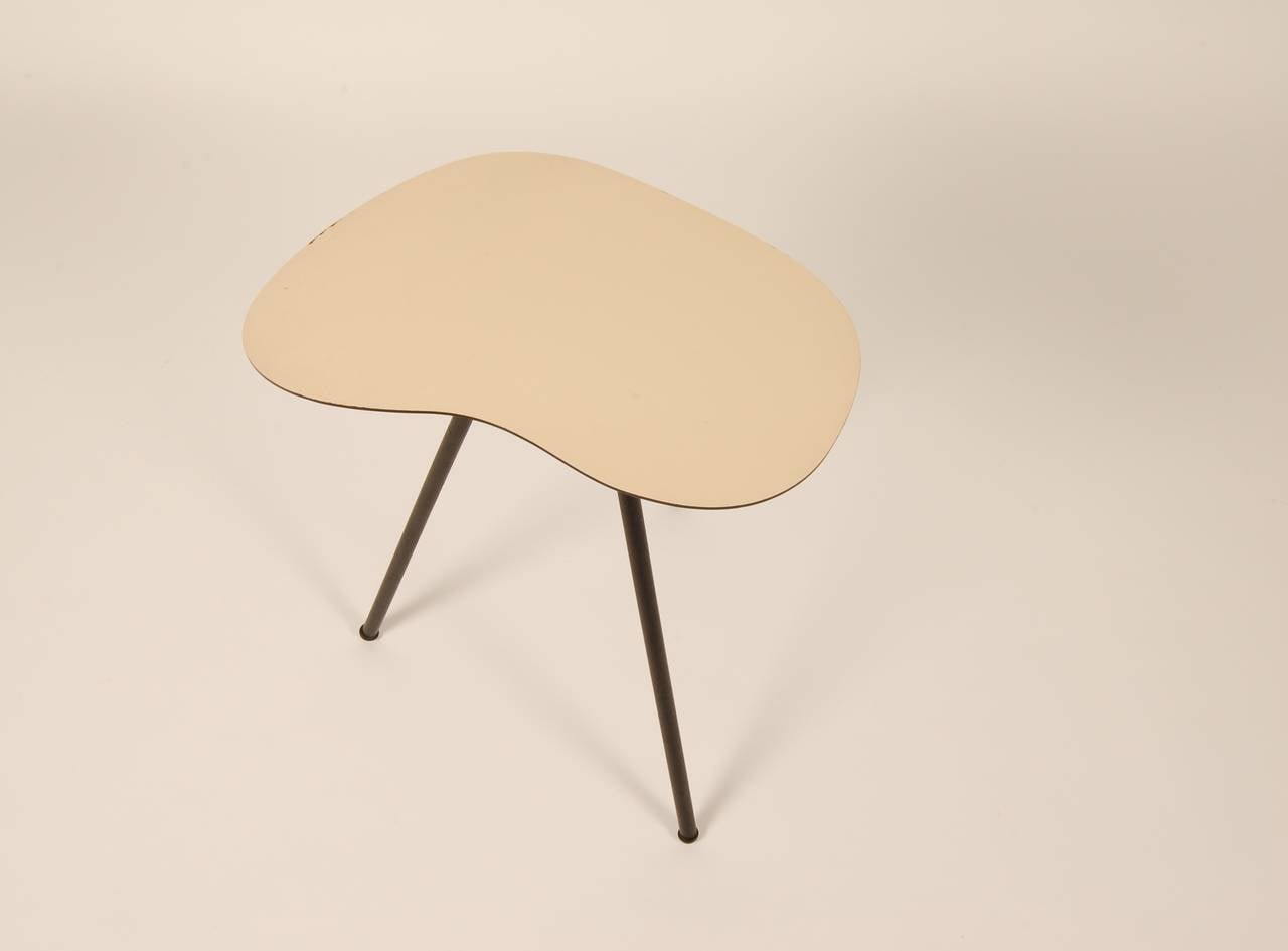 Lacquered Free Form Modernist Side Table