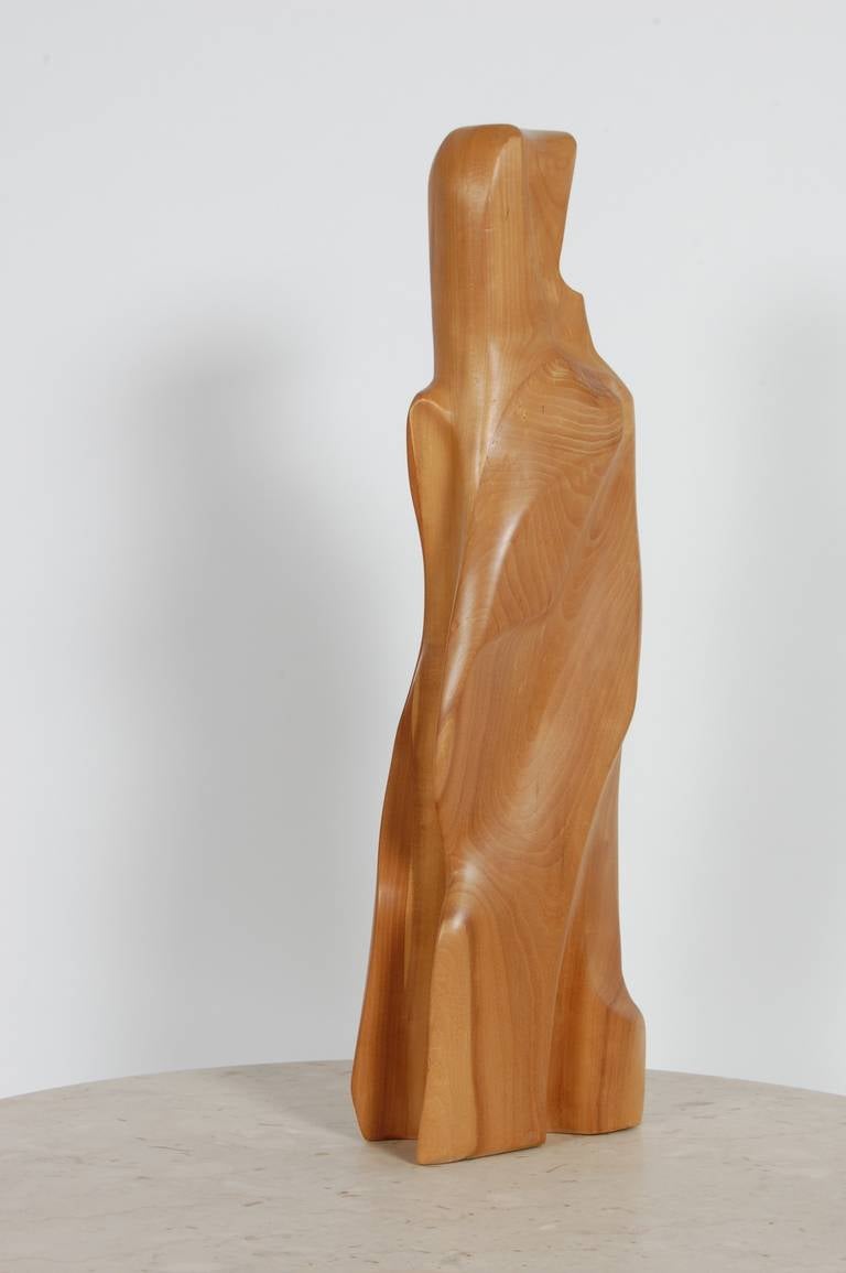 Janklow Modern Abstract Wood Sculpture 1