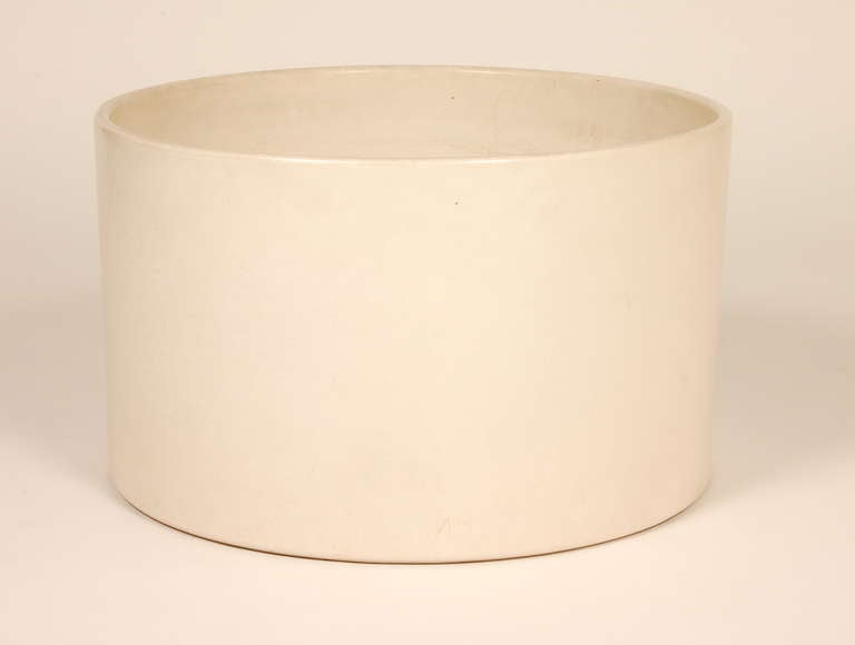 Large Architectural Pottery Cylinder Planter