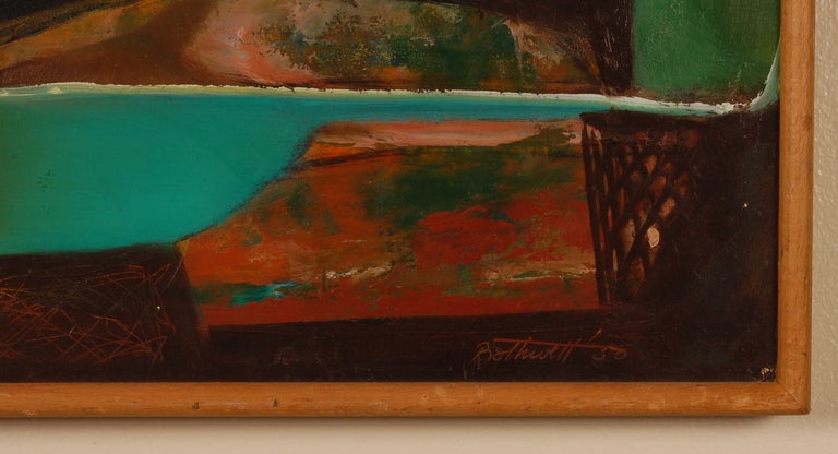 Dorr Bothwell Abstract Painting (1911-2000) In Excellent Condition In San Francisco, CA