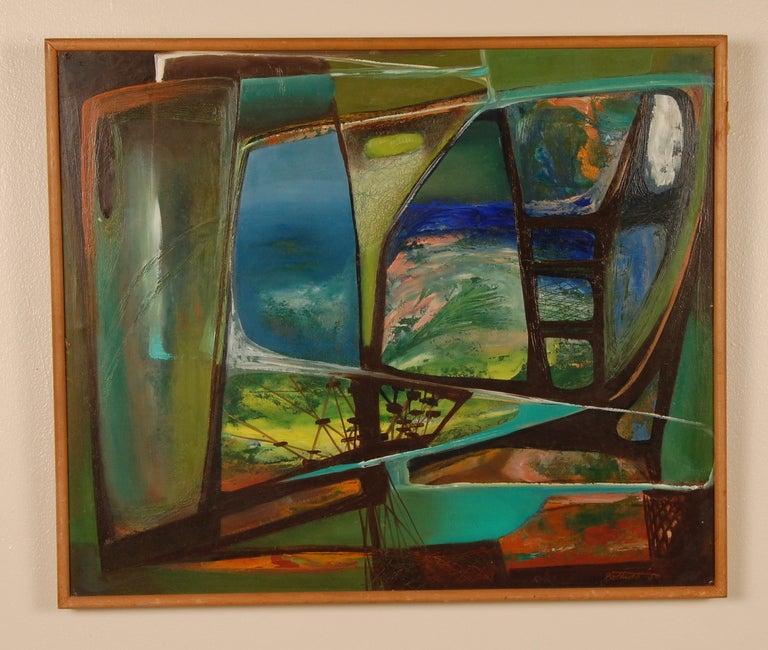 Mid-20th Century Dorr Bothwell Abstract Painting (1911-2000)