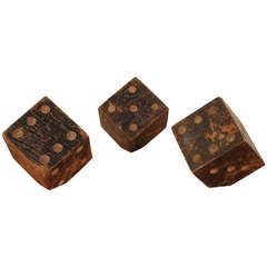 Vintage Folk Art Dice