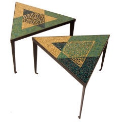 Rare Margaret Bruton Mosaic Tables