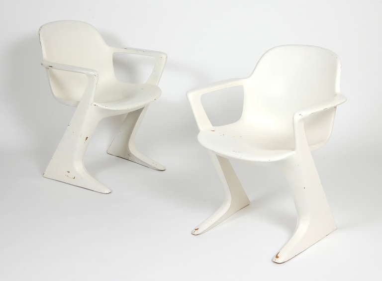 Ernst Moecki 70's Fiberglass Chairs