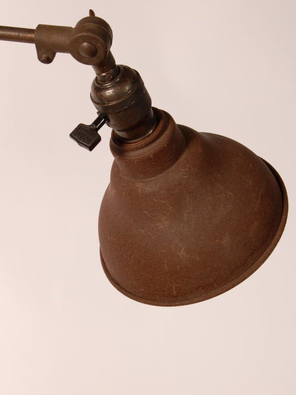 vintage drafting lamp