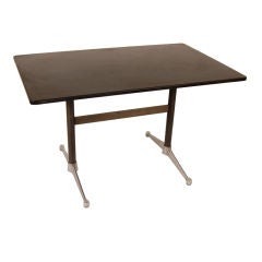 Early Aluminum Group Eames Slate Desk /Table
