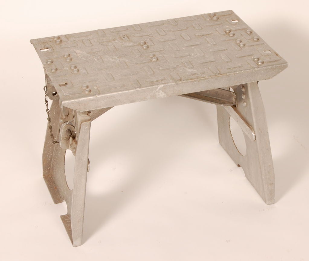 aluminum folding stool