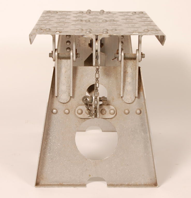American Aluminum Folding Airplane Step Stool