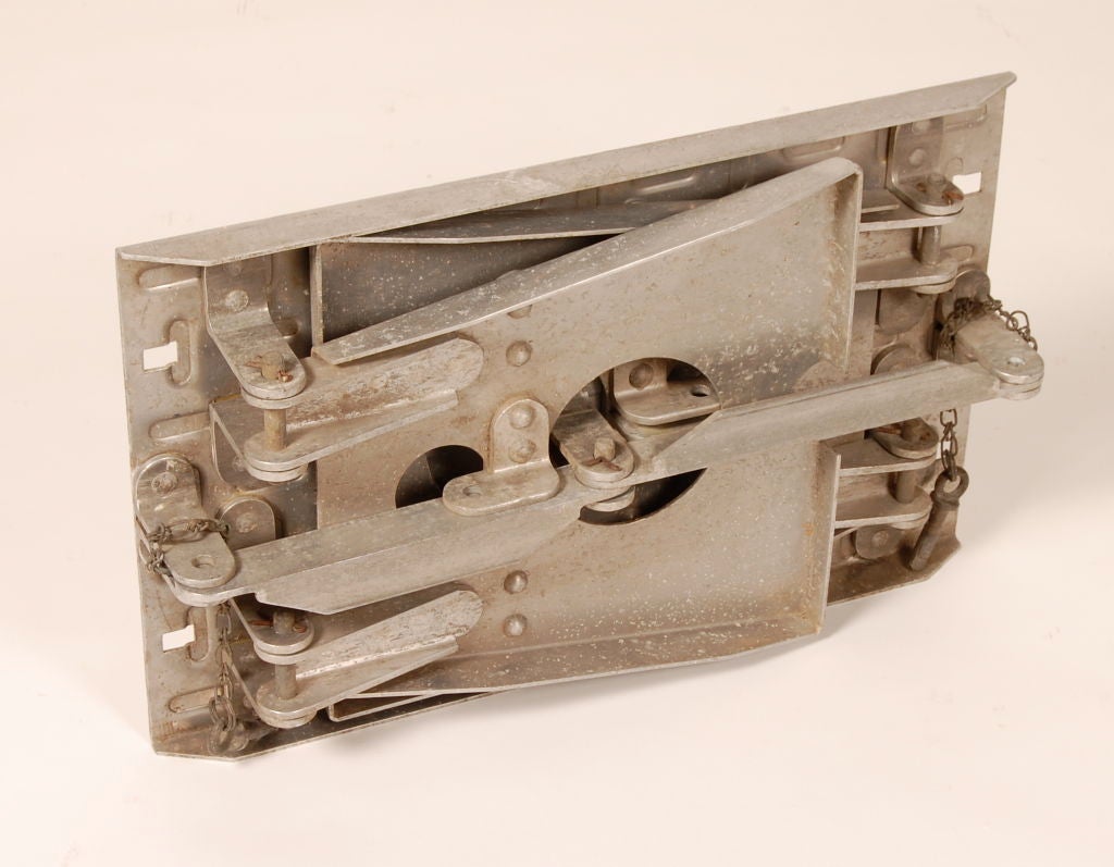 Aluminum Folding Airplane Step Stool 1
