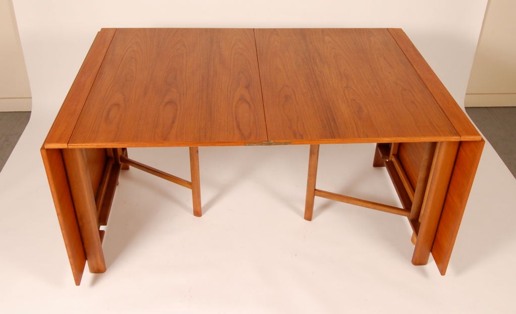 Swedish Folding Gateleg Dining Table 5