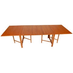 Swedish Folding Gateleg Dining Table