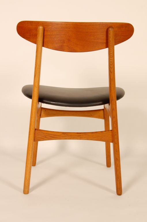 Teak Hans Wegner Dining Chairs CH-30