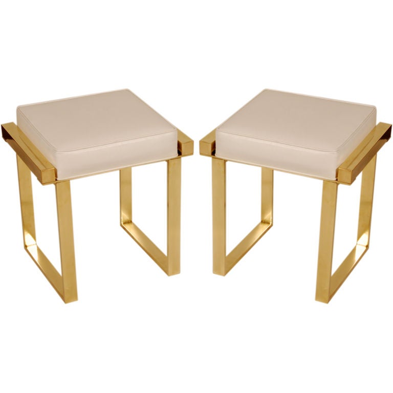 Charles Hollis Jones Box Line Stools