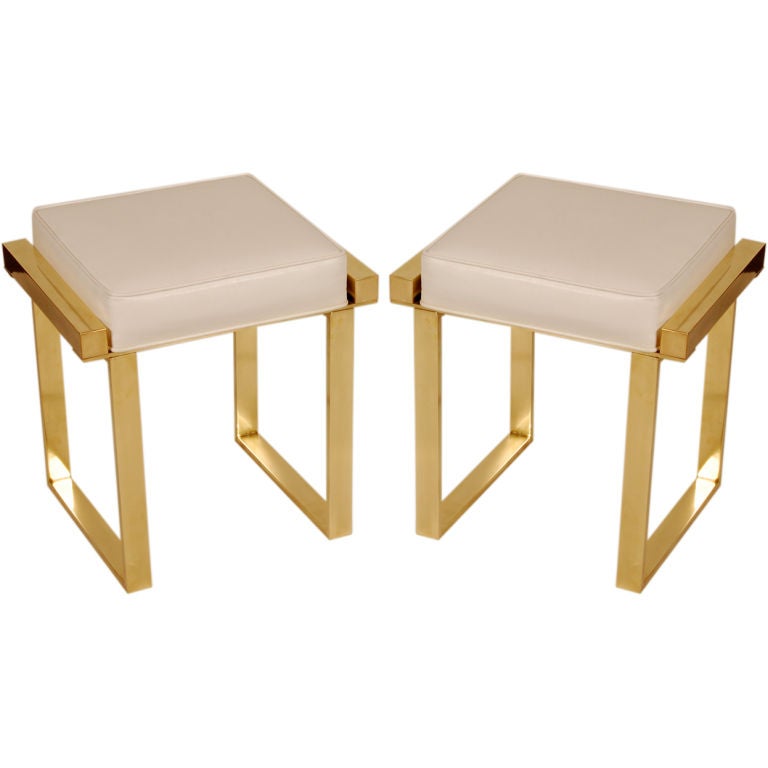 Charles Hollis Jones Box Line Stools