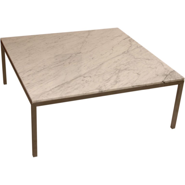 Large Square Marble Coffee Table