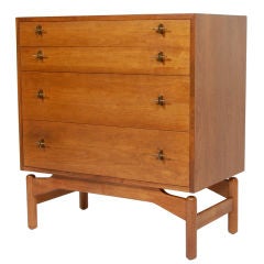 Rare Greta Grossman 4 Drawer Dresser