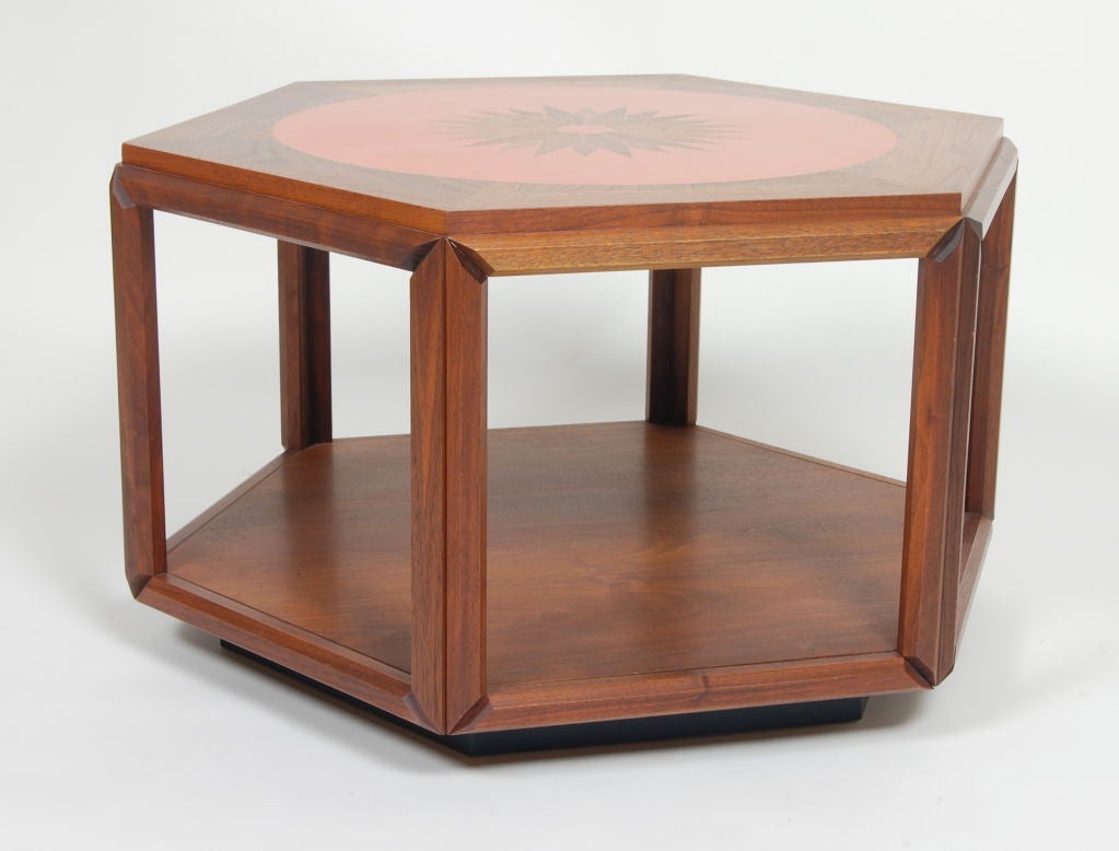 Hexagonal Table by Brown Saltman