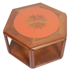 Hexagonal Table by Brown Saltman