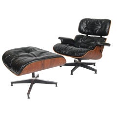 Early Eames 670 Lounge and Ottoman "B"