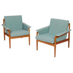 Grete Jalk Arm Chairs Grete Jalk Arm Chairs