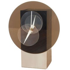 OP Art Modernist Desk Clock