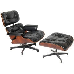 Early Eames 670 Lounge and Ottoman