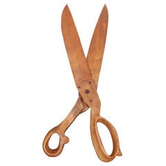 Large Wooden Scissors