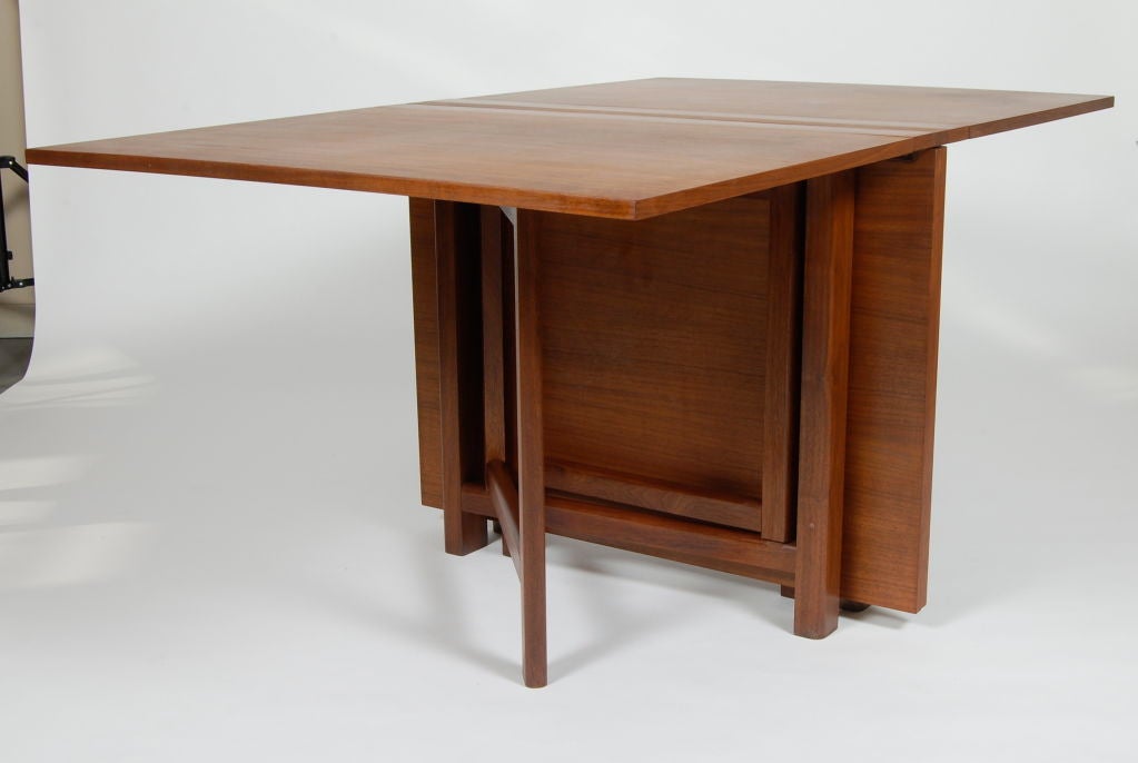 European Gate-leg Folding Dining Table