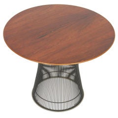 Warren Platner Rosewood Side Table