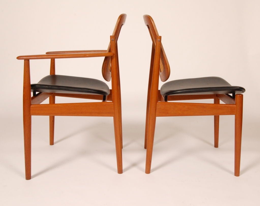20th Century Arne Vodder Dining Chairs