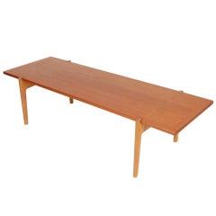 Reversible Hans Wegner Bench / Coffee Table