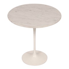 Round Marble Saarinen Side Table