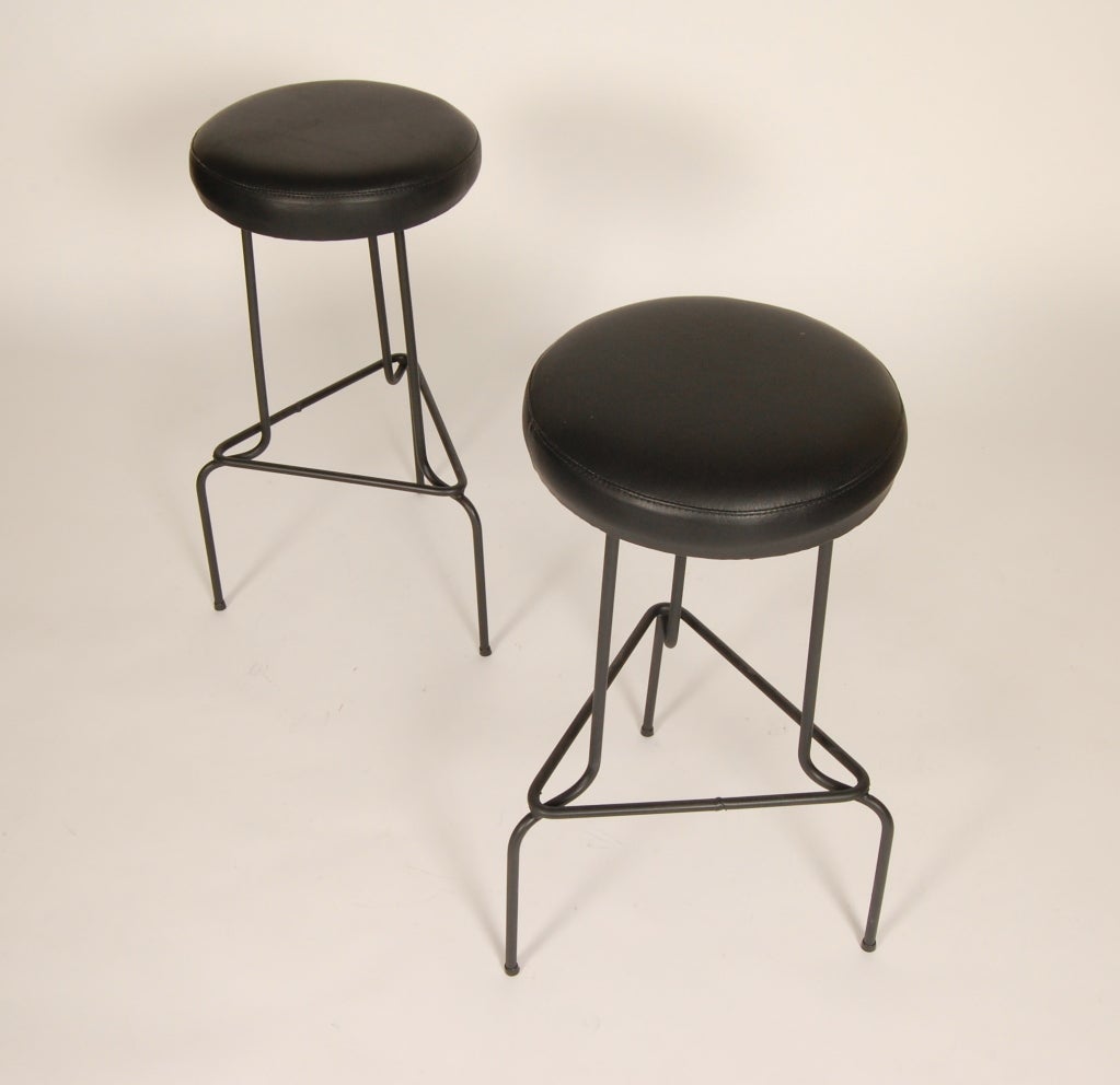 Wrought Iron Bar Stools 1
