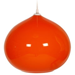 Orange Gino Vistosi Onion Pendant Lamp