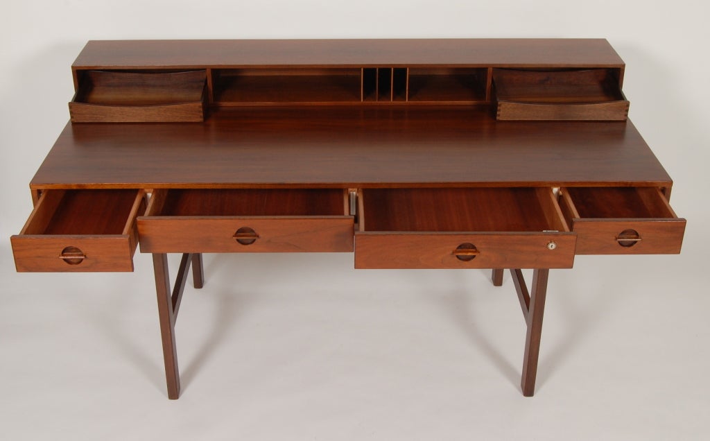 Danish Lovig Flip Top Desk at 1stdibs