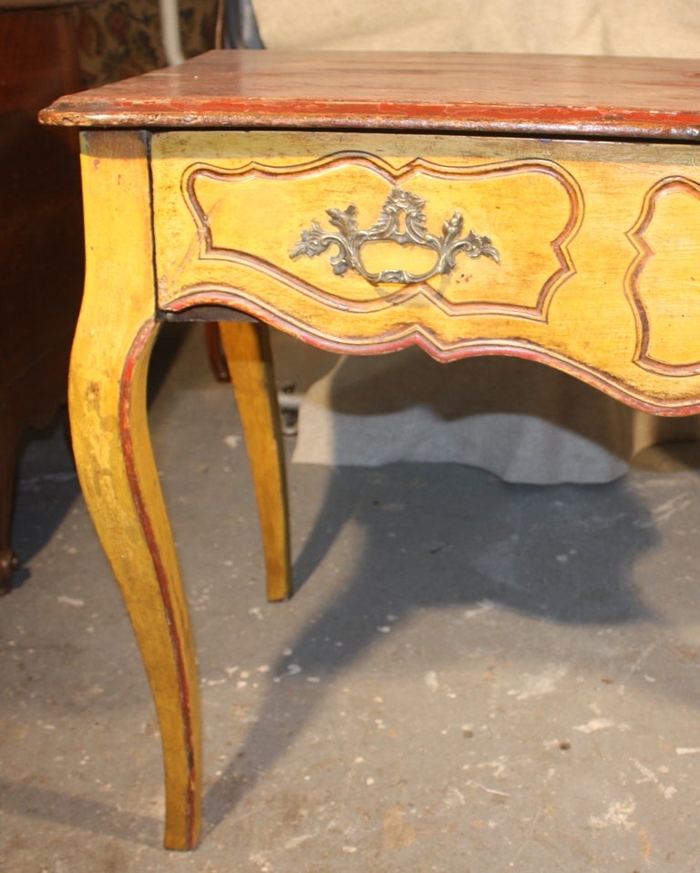 French Louis XV Period Painted Console Table